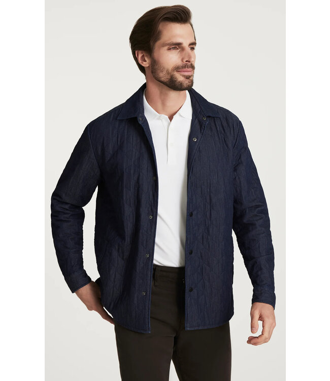 Denim Quilted Overshirt