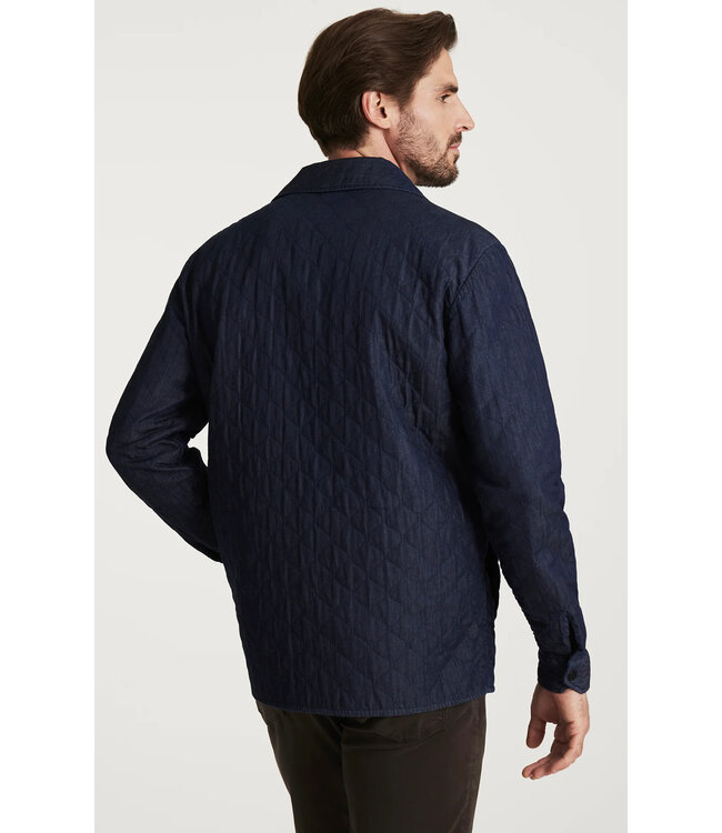 Denim Quilted Overshirt