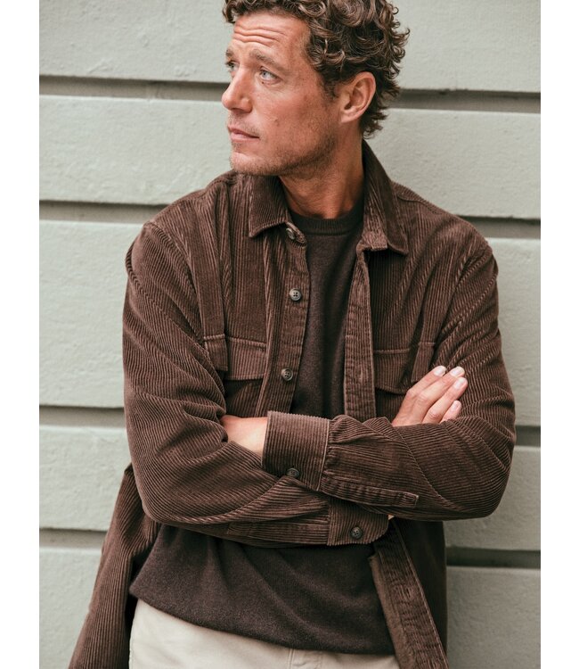 Brown Corduroy Overshirt