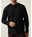 34 HERITAGE Black 3 Button Henley