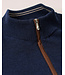 Navy Raynor 1/4 Zip Sweater
