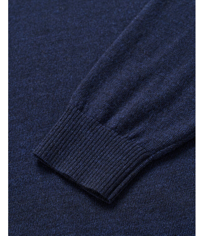 Navy Raynor 1/4 Zip Sweater