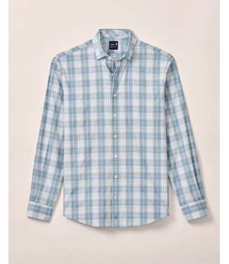 JOHNNIE-O Classic Fit Blue Plaid Hendley Shirt