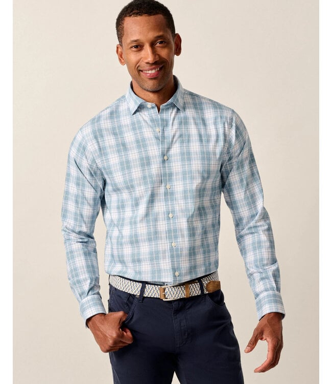 Classic Fit Blue Plaid Hendley Shirt