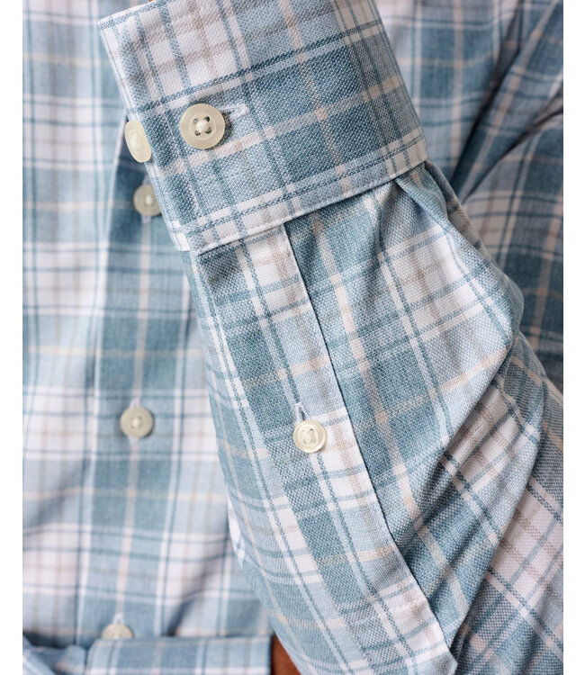 Classic Fit Blue Plaid Hendley Shirt