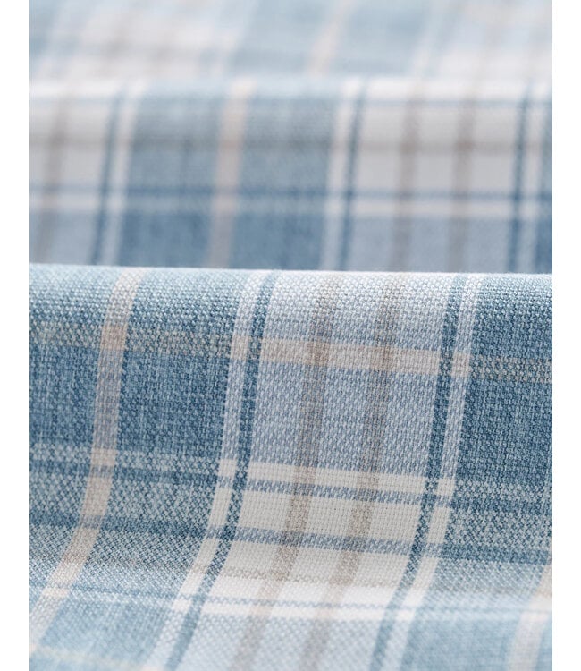 Classic Fit Blue Plaid Hendley Shirt