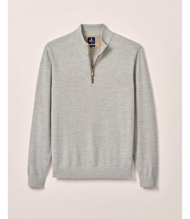 Light Grey Raynor 1/4 Zip Sweater