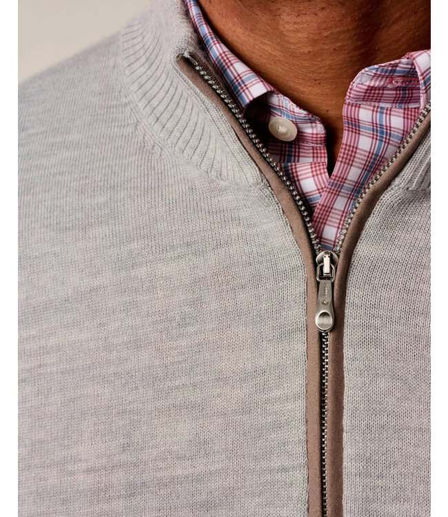 Light Grey Raynor 1/4 Zip Sweater