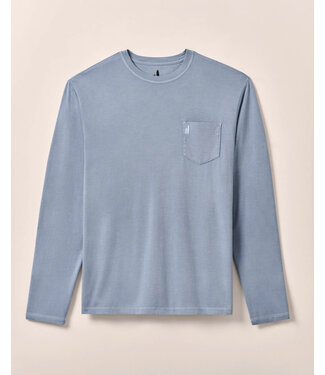 JOHNNIE-O Navy Brennan LS T-Shirt