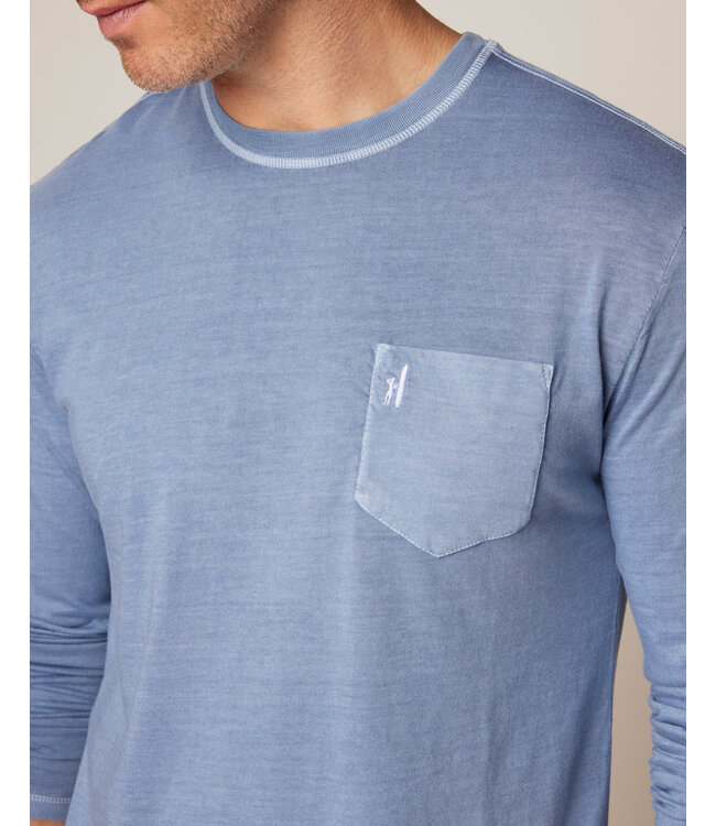 Navy Brennan LS T-Shirt