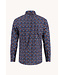 Modern Fit Navy Bottle Row Shirt