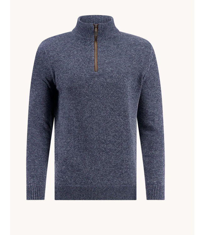 Navy 1/4 Zip Sweater