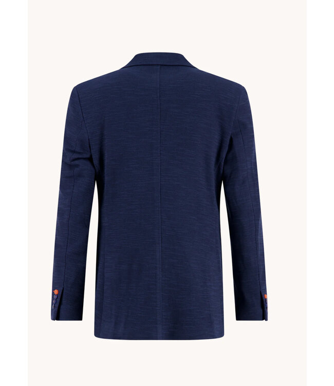 Slim Fit Navy Knitted Sport Coat
