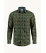 A FISH NAMED FRED Modern Fit Dark Green Forest Shirt