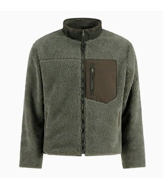 A FISH NAMED FRED Hedge Green Fleece Jacket