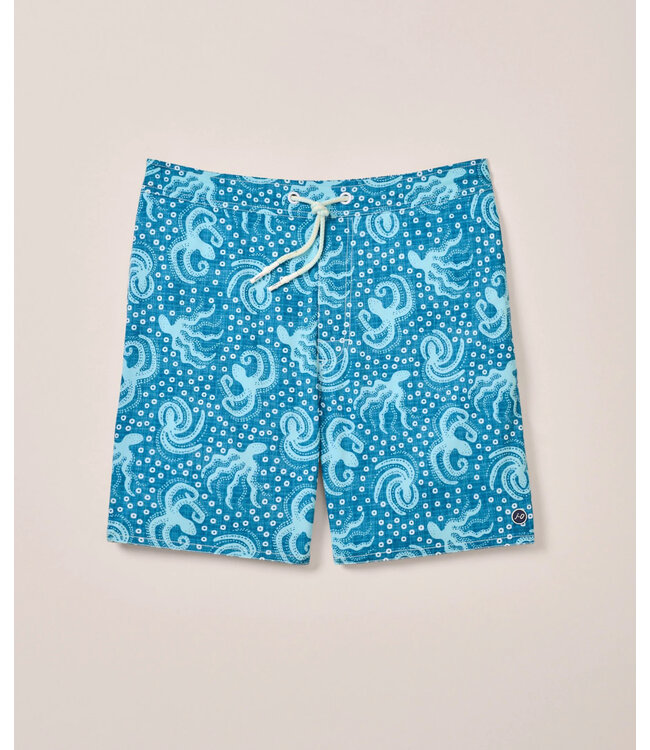 Barrels Blue Big Blue Swim Trunks