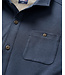 Navy Lined Russo Overshirt