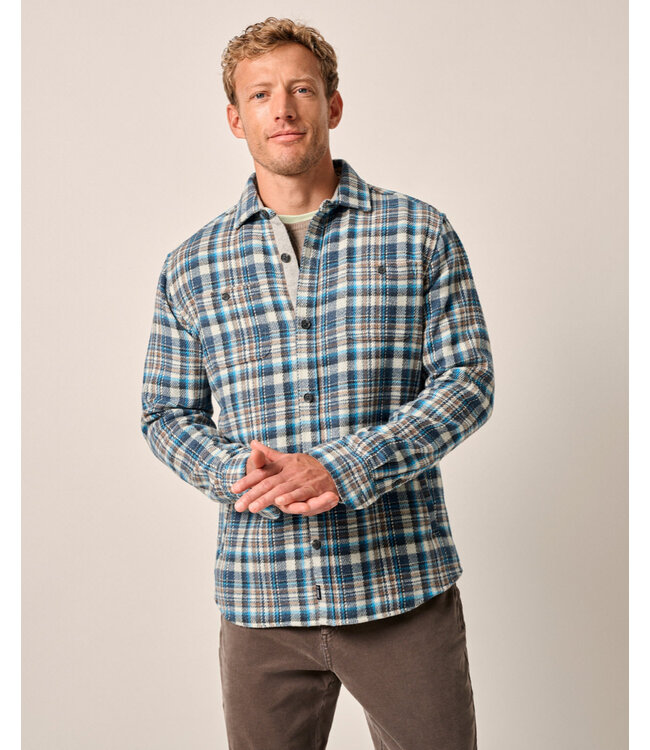 Classic Fit Laguna Blue Opry Overshirt