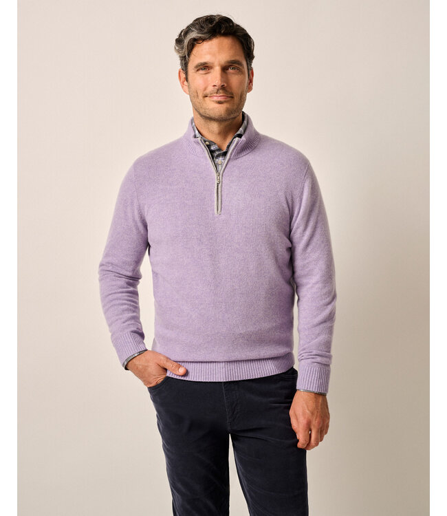 Lavender Mayfair 1/4 Zip Sweater