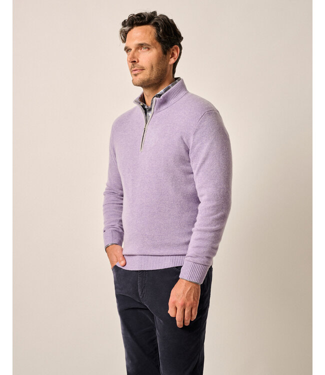 Lavender Mayfair 1/4 Zip Sweater