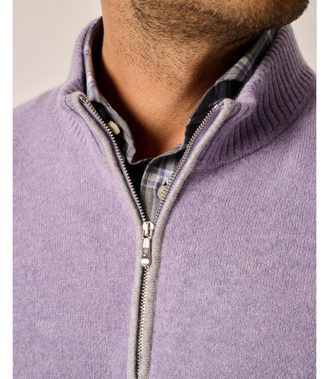 Lavender Mayfair 1/4 Zip Sweater