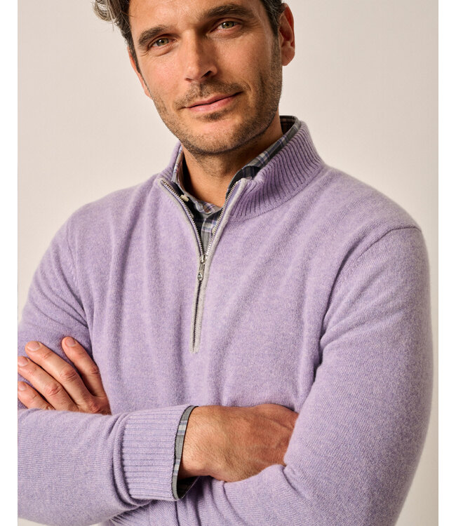 Lavender Mayfair 1/4 Zip Sweater