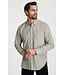 Modern Fit Grey Corduroy Shirt