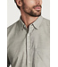 Modern Fit Grey Corduroy Shirt