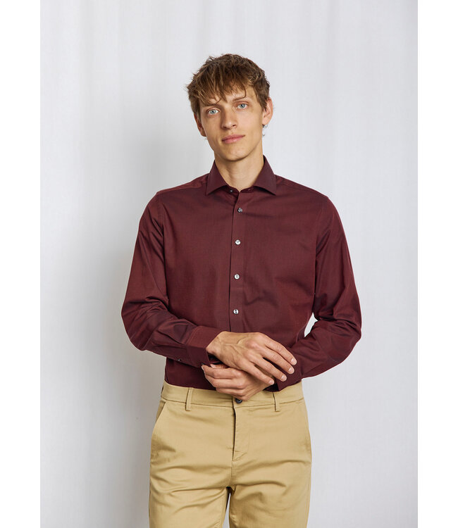 Modern Fit Burgundy Manny Shirt