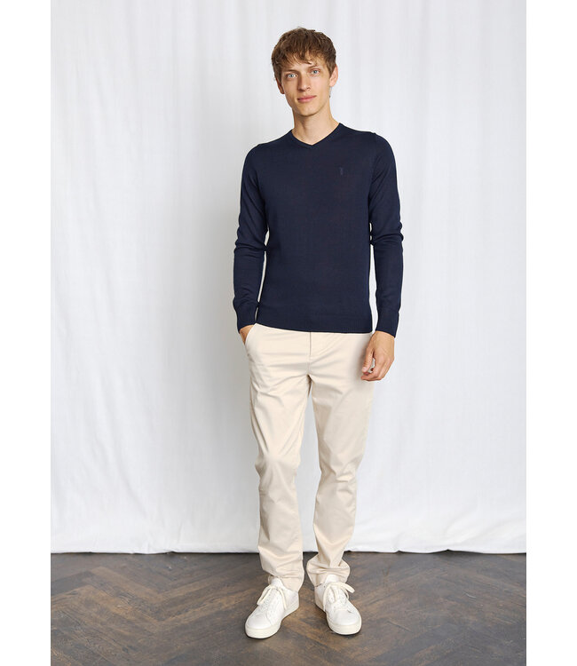 Navy Uranus V Neck Sweater