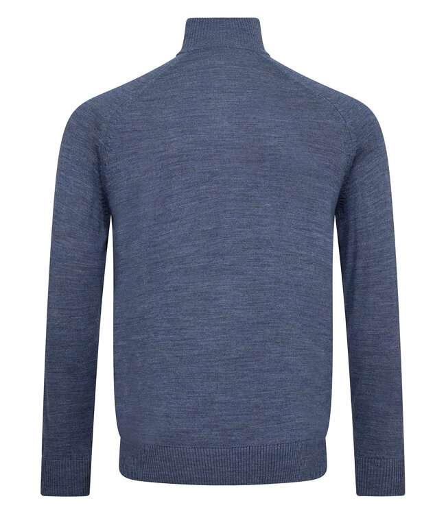 Ocean Blue Pelle 1/4 Zip Sweater