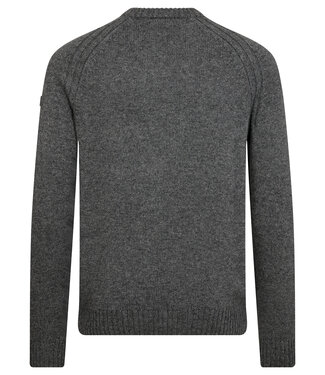 BRUUN & STENGADE Grey Baldor Sweater
