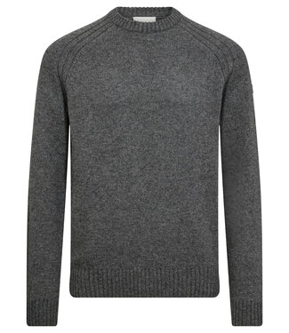 BRUUN & STENGADE Grey Baldor Sweater