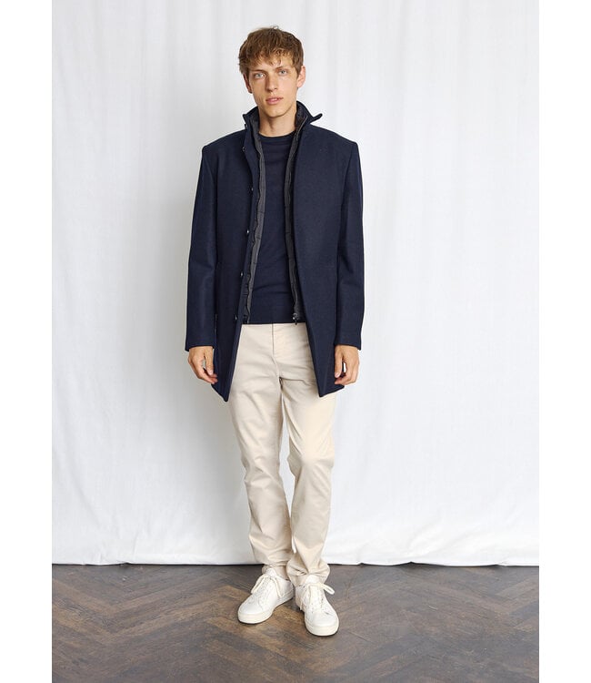 Navy Ontario Overcoat