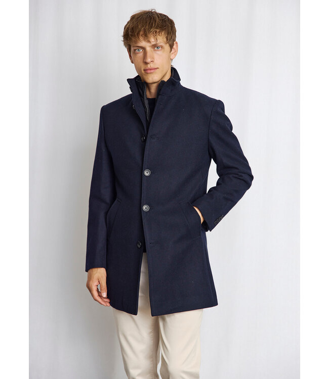 Navy Ontario Overcoat