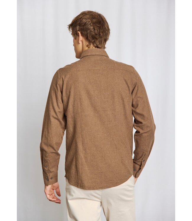Modern Fit Brown Faruk Shirt