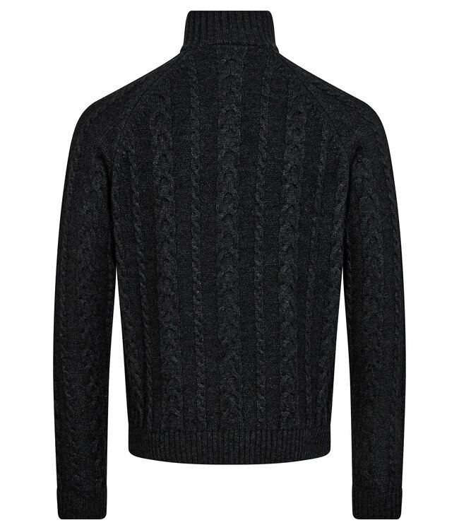Charcoal Askel 1/4 Zip Sweater