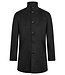 Dark Grey Tweed Overcoat