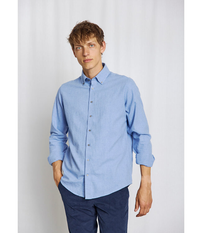 Modern Fit Light Blue Faruk Shirt