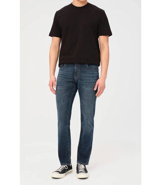 WARP + WEFT Slim Fit Mid Blue Knit Jeans