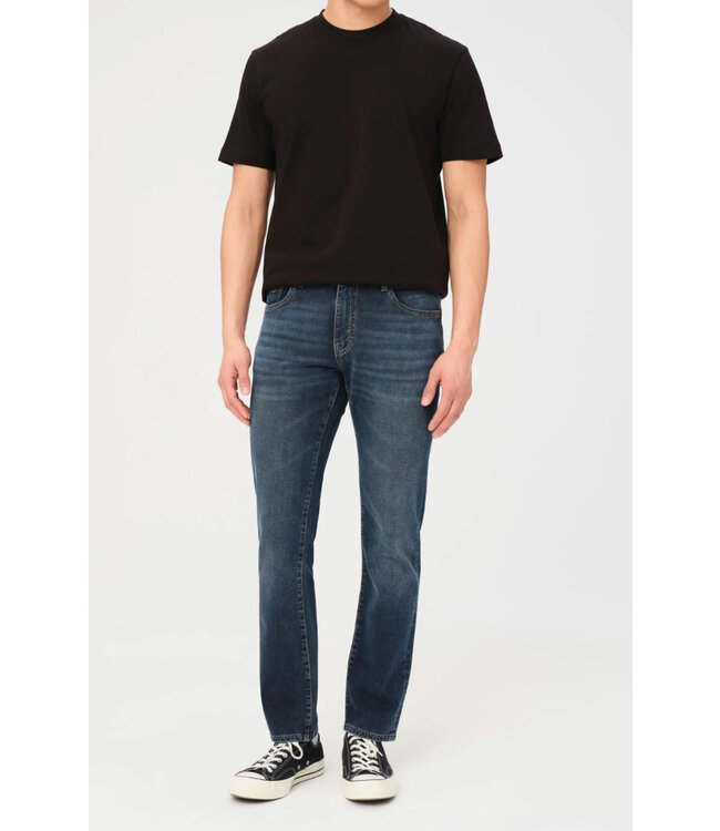 Modern Fit Mid Blue Knit Jeans