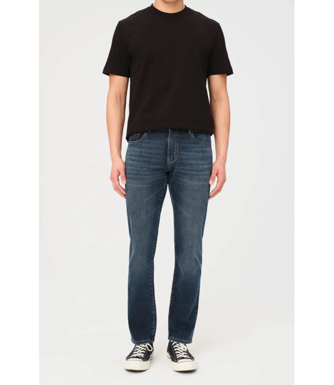 Modern Fit Mid Blue Knit Jeans