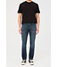 Slim Fit Mid Blue Knit Jeans