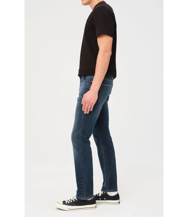 Modern Fit Mid Blue Knit Jeans