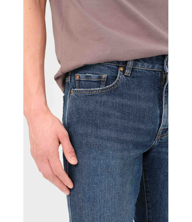 Modern Fit Mid Blue Slate Jeans