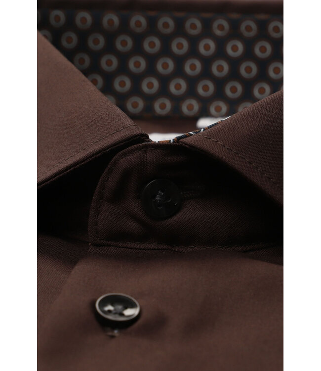 Modern Fit Brown Shirt