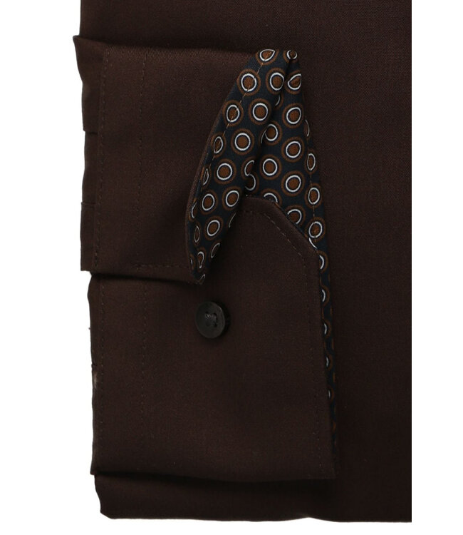 Modern Fit Brown Shirt