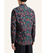 Slim Fit Dark Grey Floral Shirt