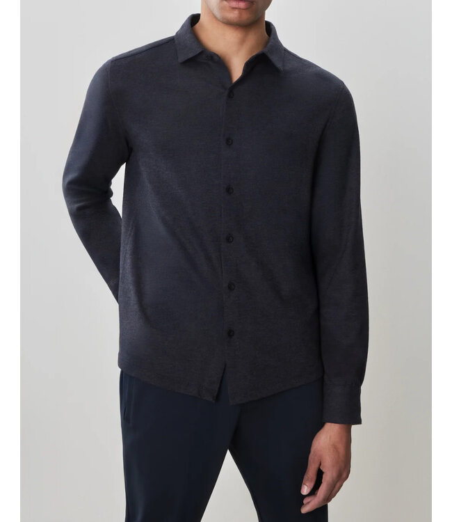 Modern Fit Navy Alonzo Knit Shirt