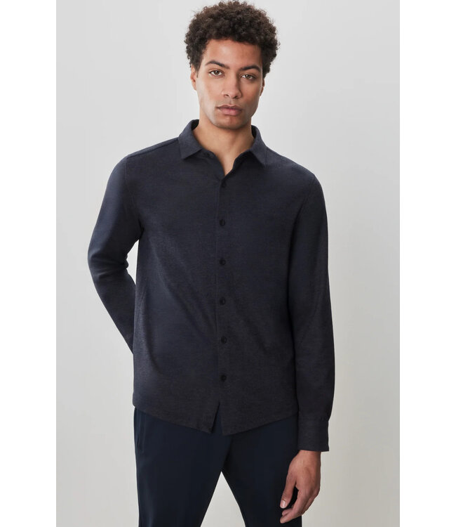 Modern Fit Navy Alonzo Knit Shirt